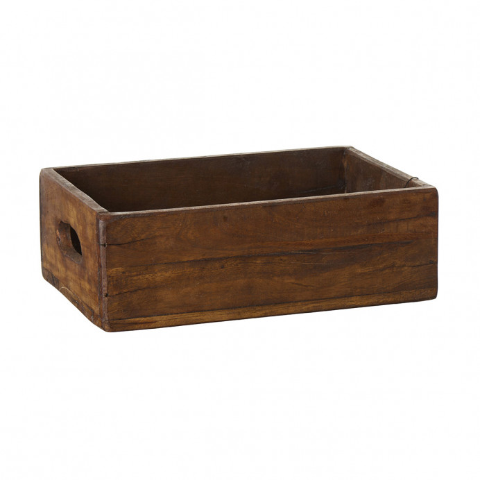 Caisse de rangement en bois rustique - ib laursen
