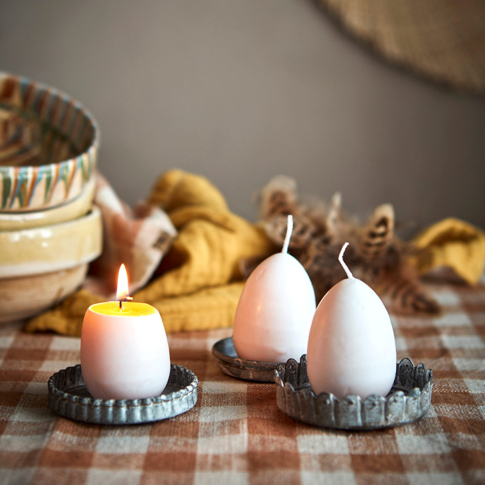 EGG CANDLES Oeuf Bougie avec Jaune 