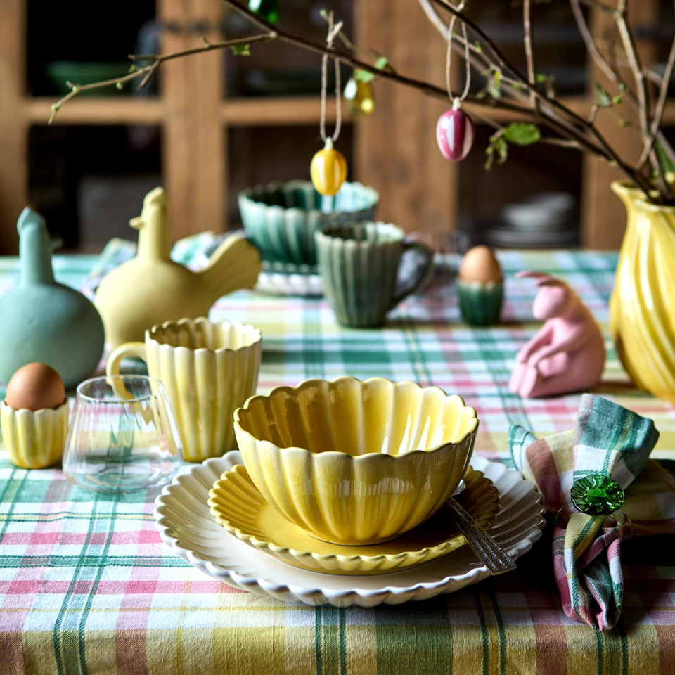 FLORA Nappe à carreaux vintage Multicolor 