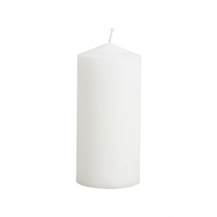 STEARIN Bougie Pilier Blanc