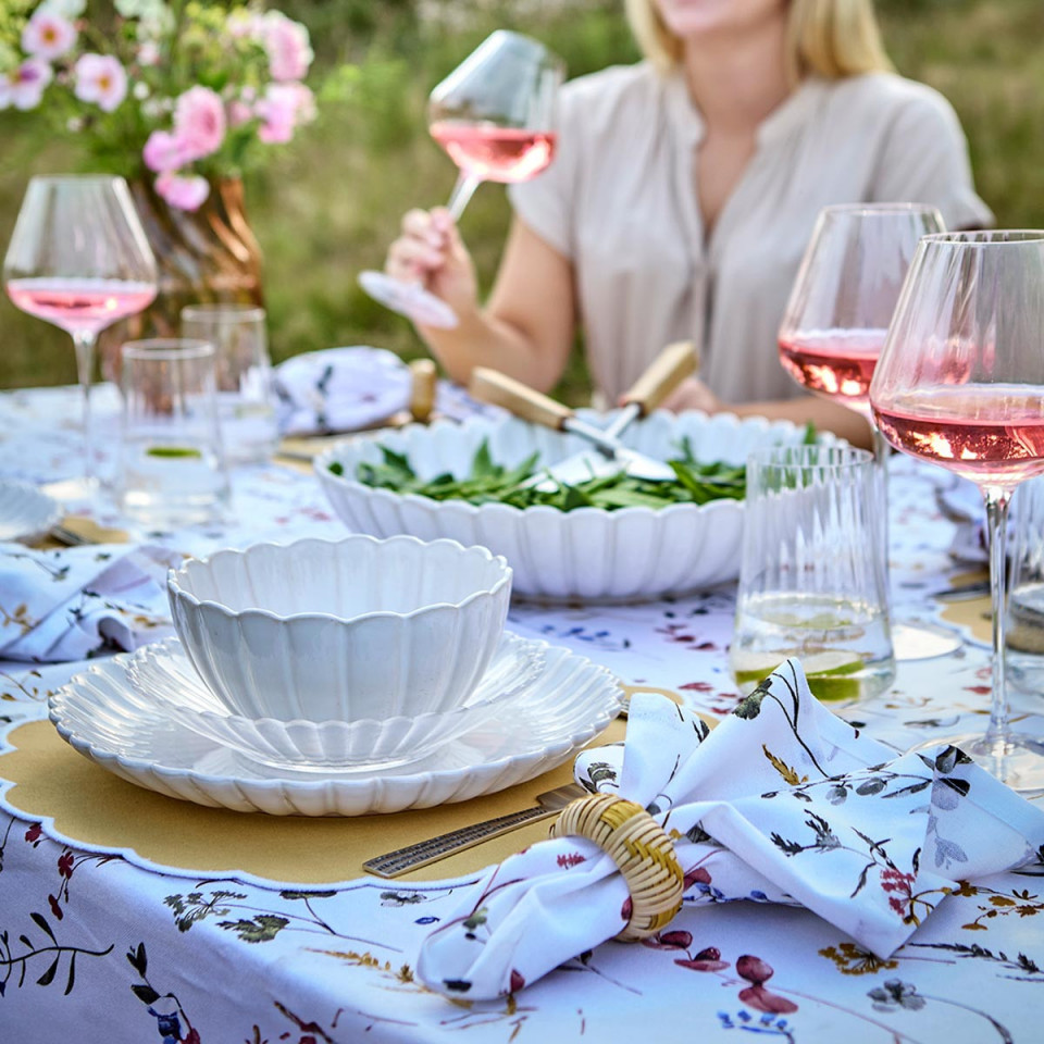 SUNNY Rond de serviette en Bamboo - set de 4 