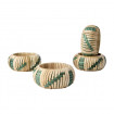 SUNNY Rond de Serviette en Bamboo - Set de 4