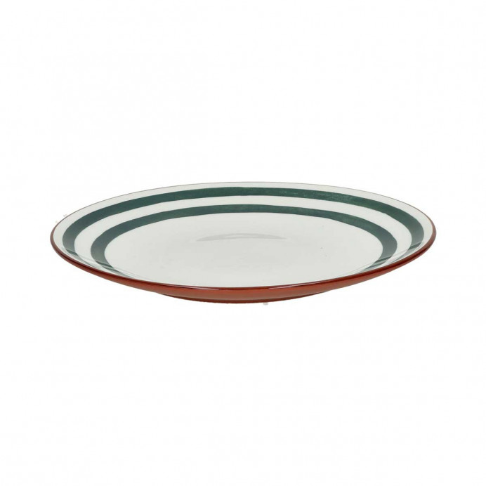 MYKONOS - Assiette Plate - Porcelaine - Vert