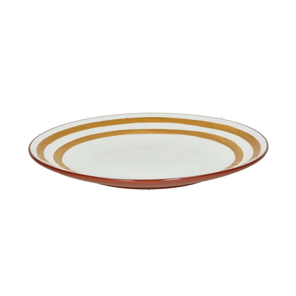 MYKONOS - Assiette Plate - Porcelaine - Vert