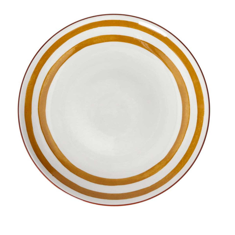 MYKONOS - Assiette Plate - Porcelaine - Vert 