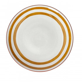 MYKONOS - Assiette Plate - Porcelaine - Vert 