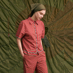 Chemise Manches Courtes Imprimée Raya provencal Hod Paris