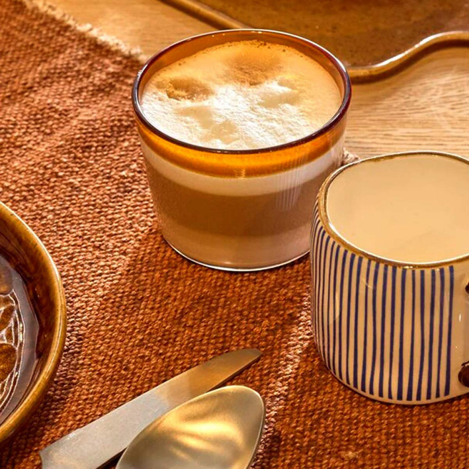 Tasse Espresso en Porcelaine Bleu ANAFI 