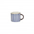 Tasse Espresso en Porcelaine Bleu ANAFI