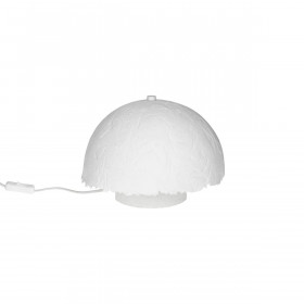 Lampe de Table Papier Mâché Blanc COMPETA  