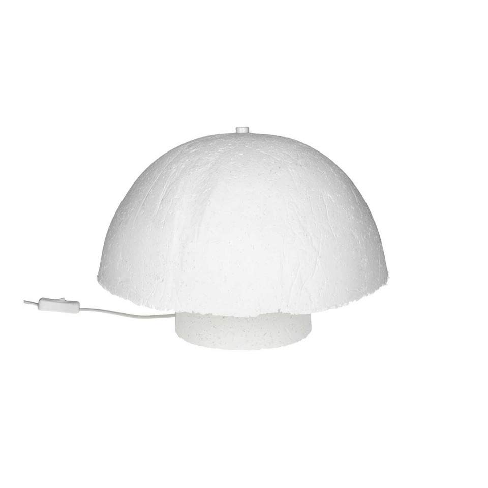 Lampe de Table Papier Mâché Blanc COMPETA  