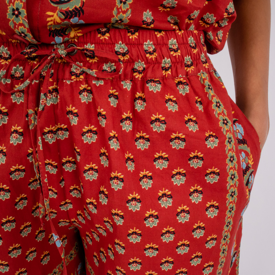 Short en Coton Imprimé Juliette Provencal Hod Paris