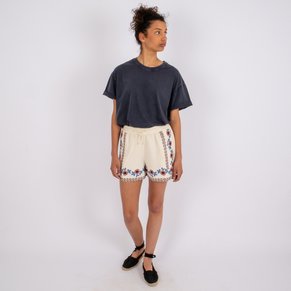 Short en Coton Imprimé Juliette