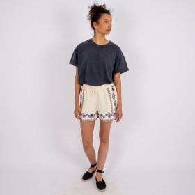 Short en Coton Imprimé Juliette