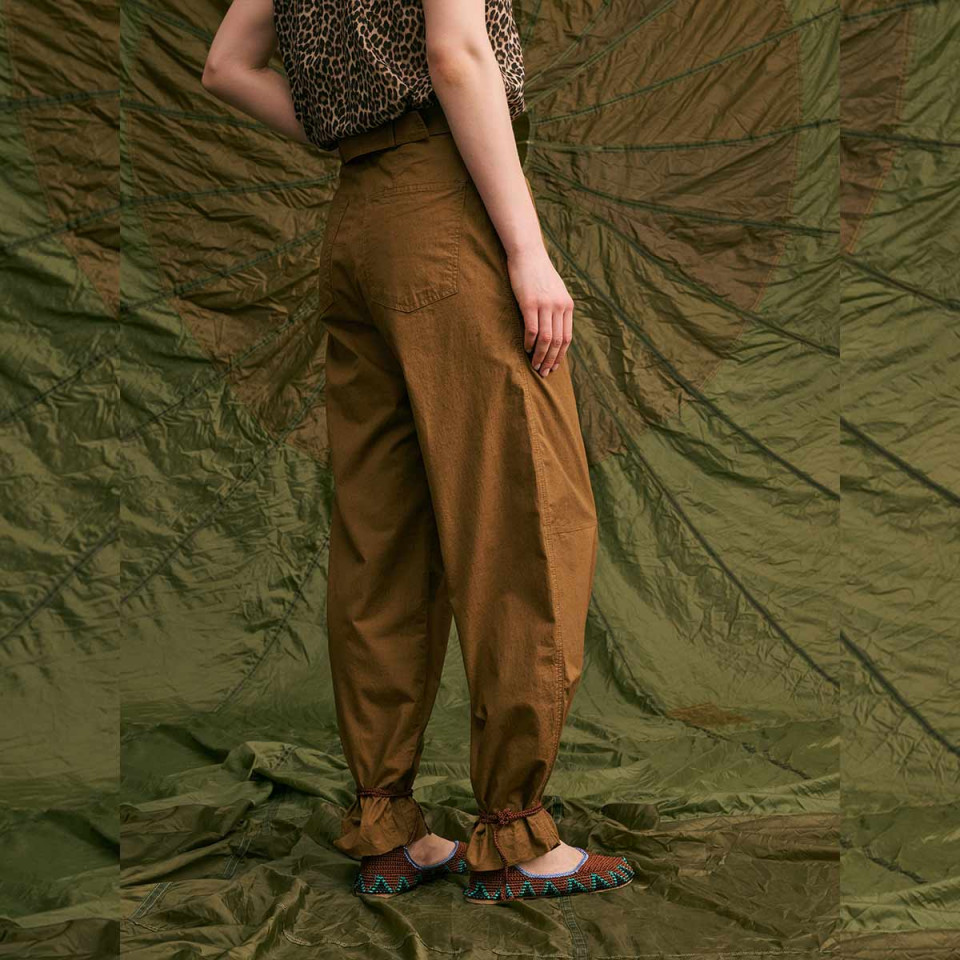 Pantalon Ceinture Cargo Edgar bronze Hod Paris