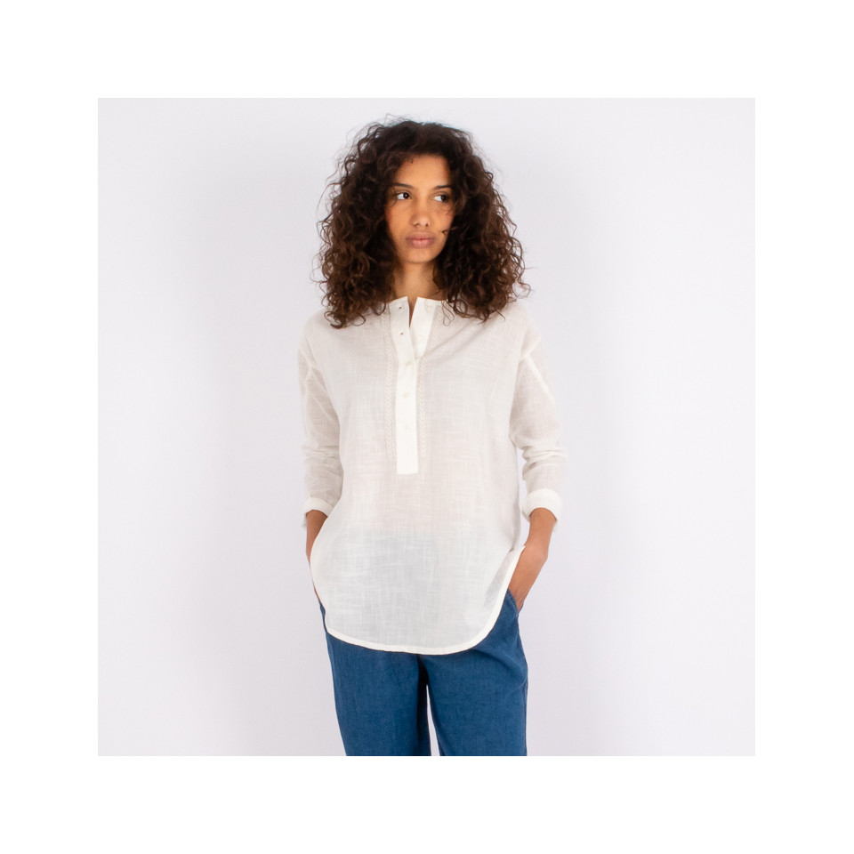 Blouse Brodée Rosemary