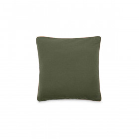 Housse de Coussin Coton Lavé Bord Passepoil Jute Hono  