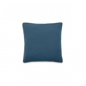 Housse de Coussin Coton Lavé Bord Passepoil Jute Hono  