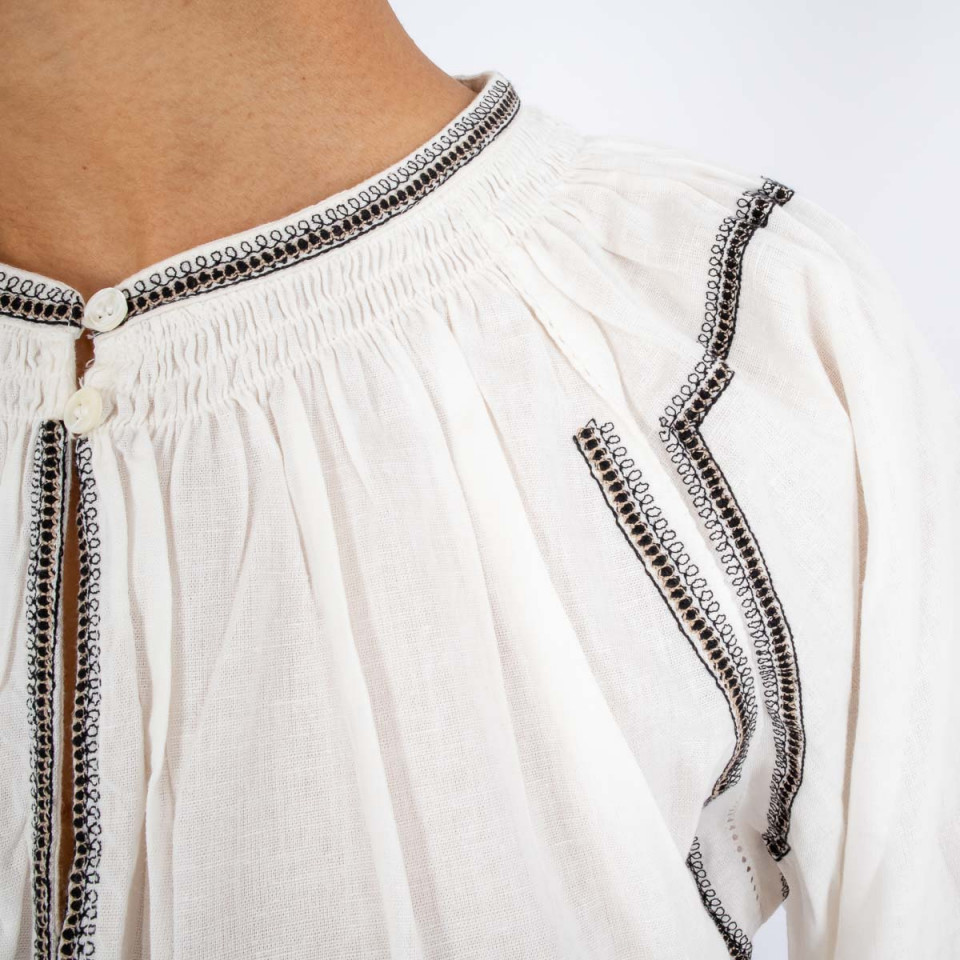 Blouse Brodée Natalia