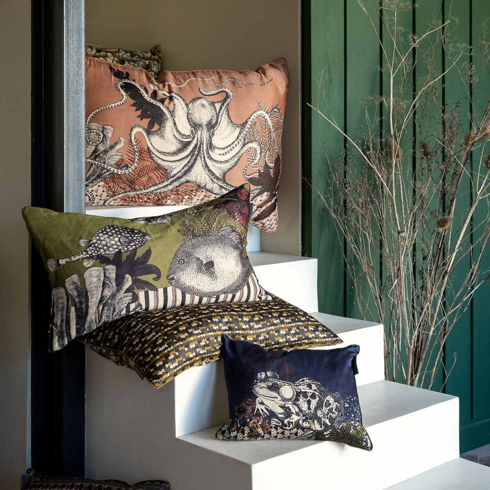 Housse Coussin Bestiaire 40X70 - Fish  