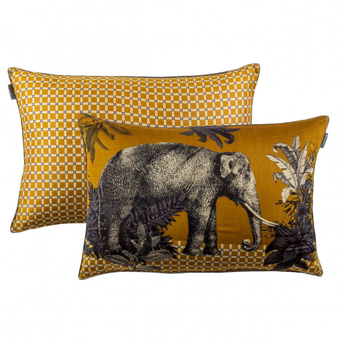Housse Coussin Bestiaire 60X90 - Elephant  