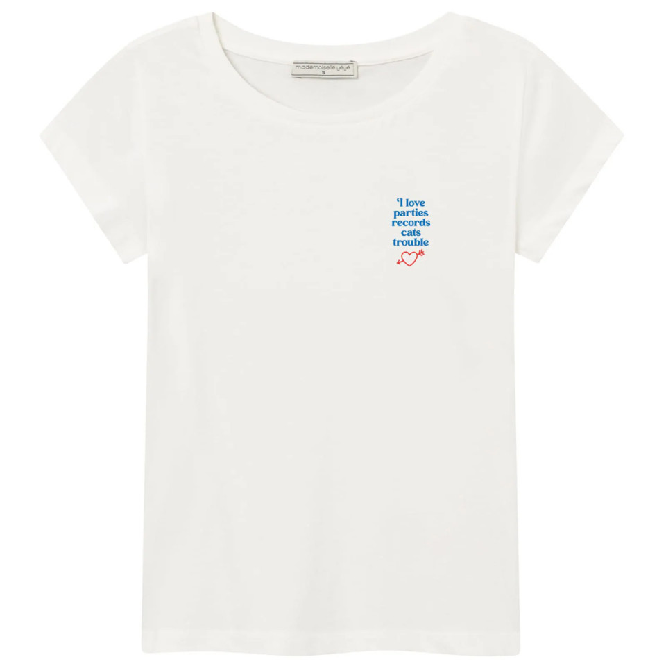 T-Shirt Col Rond I LOVE