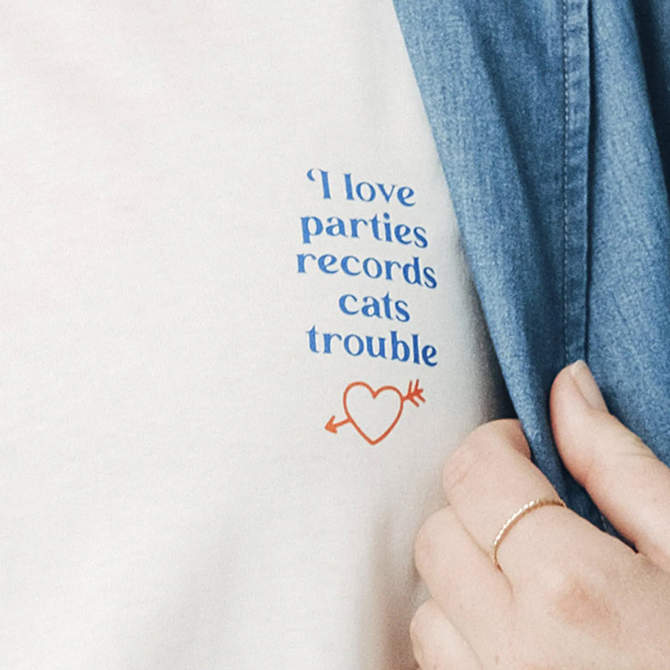 T-Shirt Col Rond I LOVE