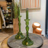 Lampe à Huile Bougeoir en Verre Green N6  