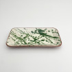 Plat Rectangle Taches Couleur Verte SPLASH