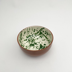 Saladier Rond Taches Couleur Verte SPLASH