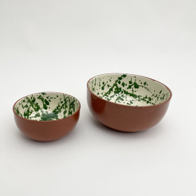 Saladier Rond Taches Couleur Verte SPLASH
