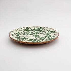 Assiette Taches Couleur Verte SPLASH