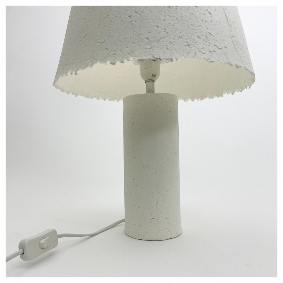 Lampe à Poser Papier Mâché PLASTER