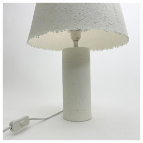 Lampe à Poser Papier Mâché PLASTER