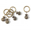 Lot de 5 Pinces Anneaux Coquillages