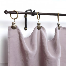 Lot de 5 Pinces Anneaux Coquillages 