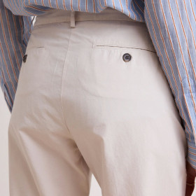 Pantalon Coupe Chino en Coton Léger PERFECT storm - hartford