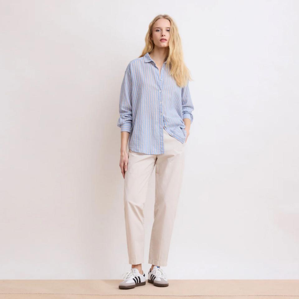 Pantalon Coupe Chino en Coton Léger PERFECT storm - hartford