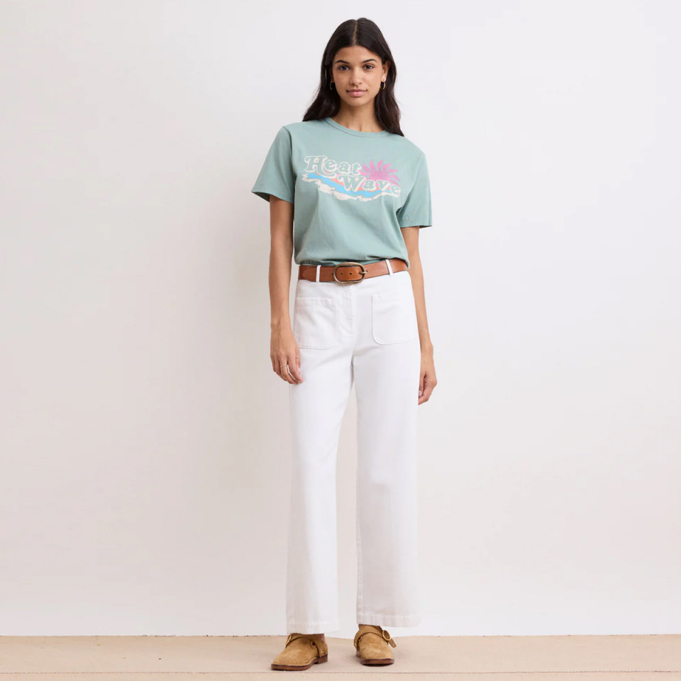 Pantalon en Toile Poches Plaquées POLI blanc - hartford