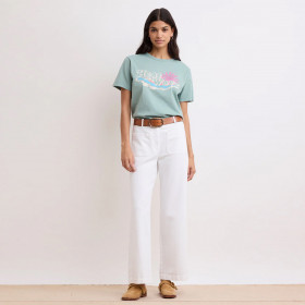 Pantalon en Toile Poches Plaquées POLI blanc - hartford