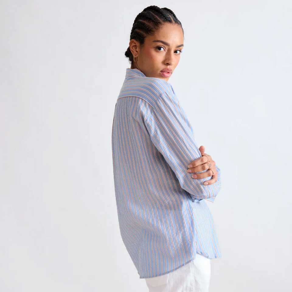 Chemise Rayée CHARLOT bleu - Hartford