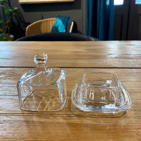 Beurrier Individuel Cloche en Verre 