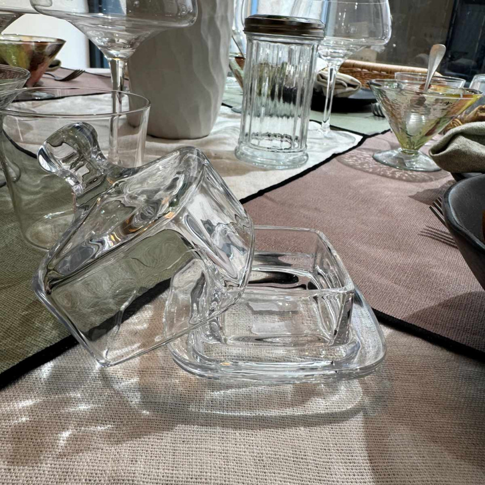 Beurrier Individuel Cloche en Verre 