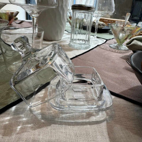 Beurrier Individuel Cloche en Verre 