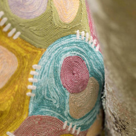 Coussin brodé Nestor Mineral   