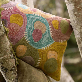 Coussin brodé Nestor Mineral   