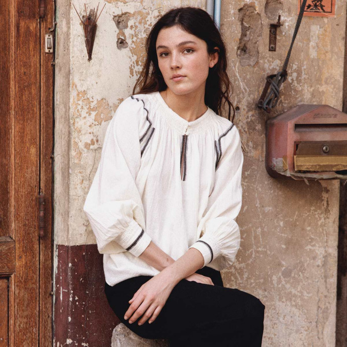 Blouse Brodée Natalia