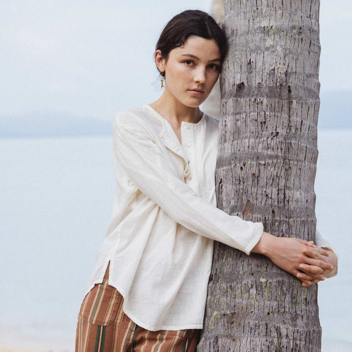 Blouse Brodée Rosemary