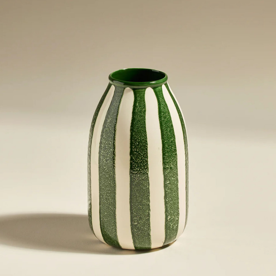 Vase Décoratif RIVIERA vert - MAISON SARAH LAVOINE