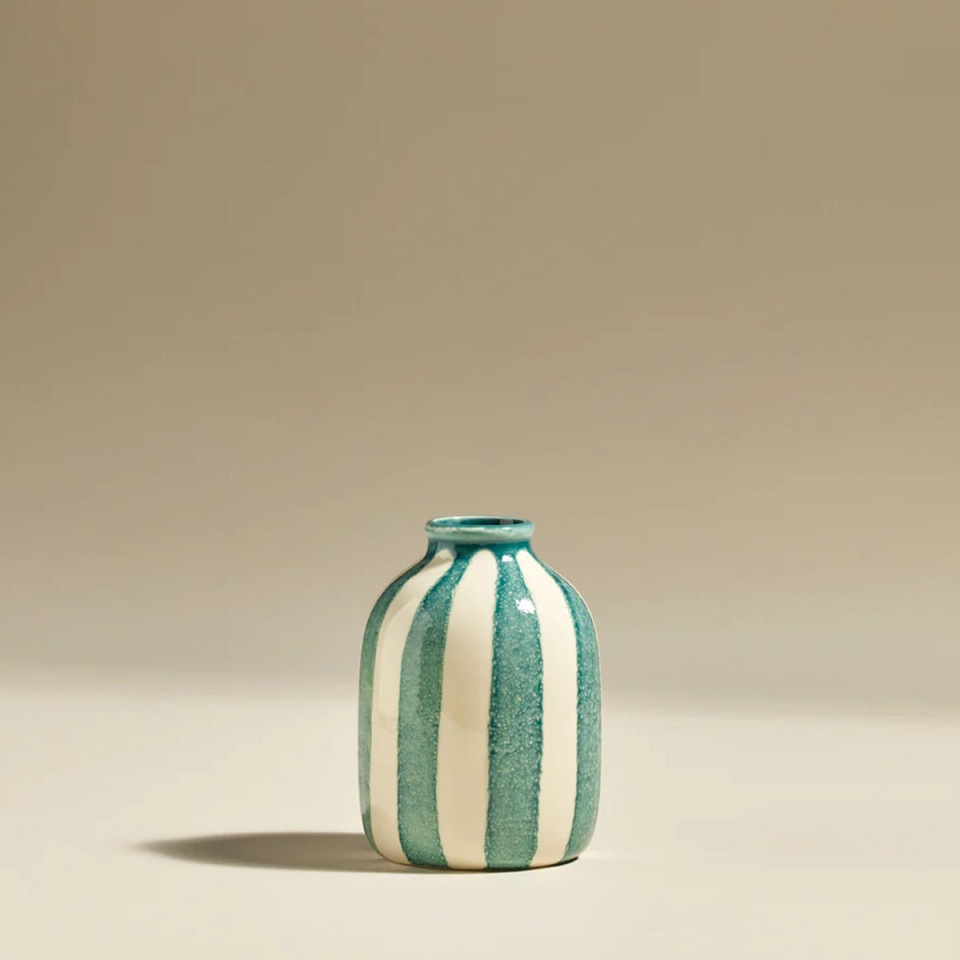 Vase Décoratif RIVIERA bleu sarah - MAISON SARAH LAVOINE